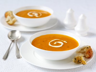 Classic Carrot and Coriander Soup